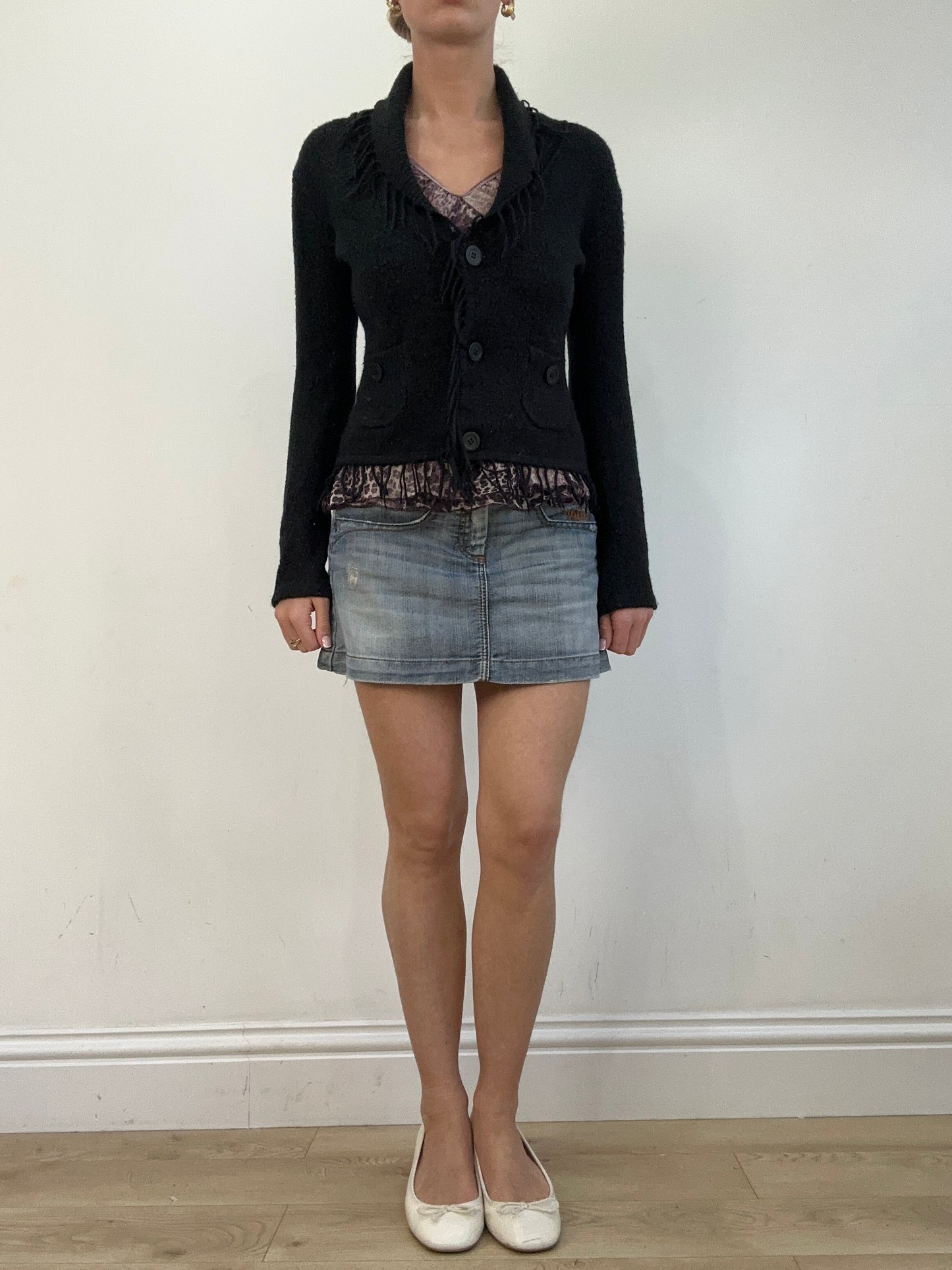 vintage edit twenty | small black cardigan
