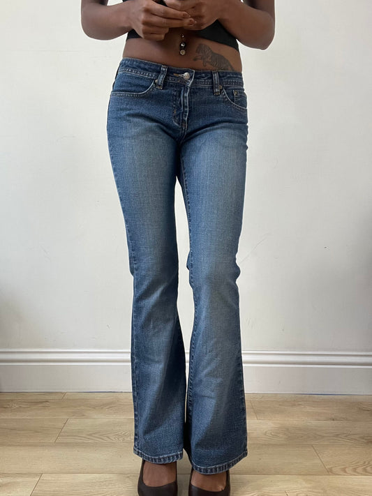 BEST PICKS | extra small blue lee denim bootcut jeans