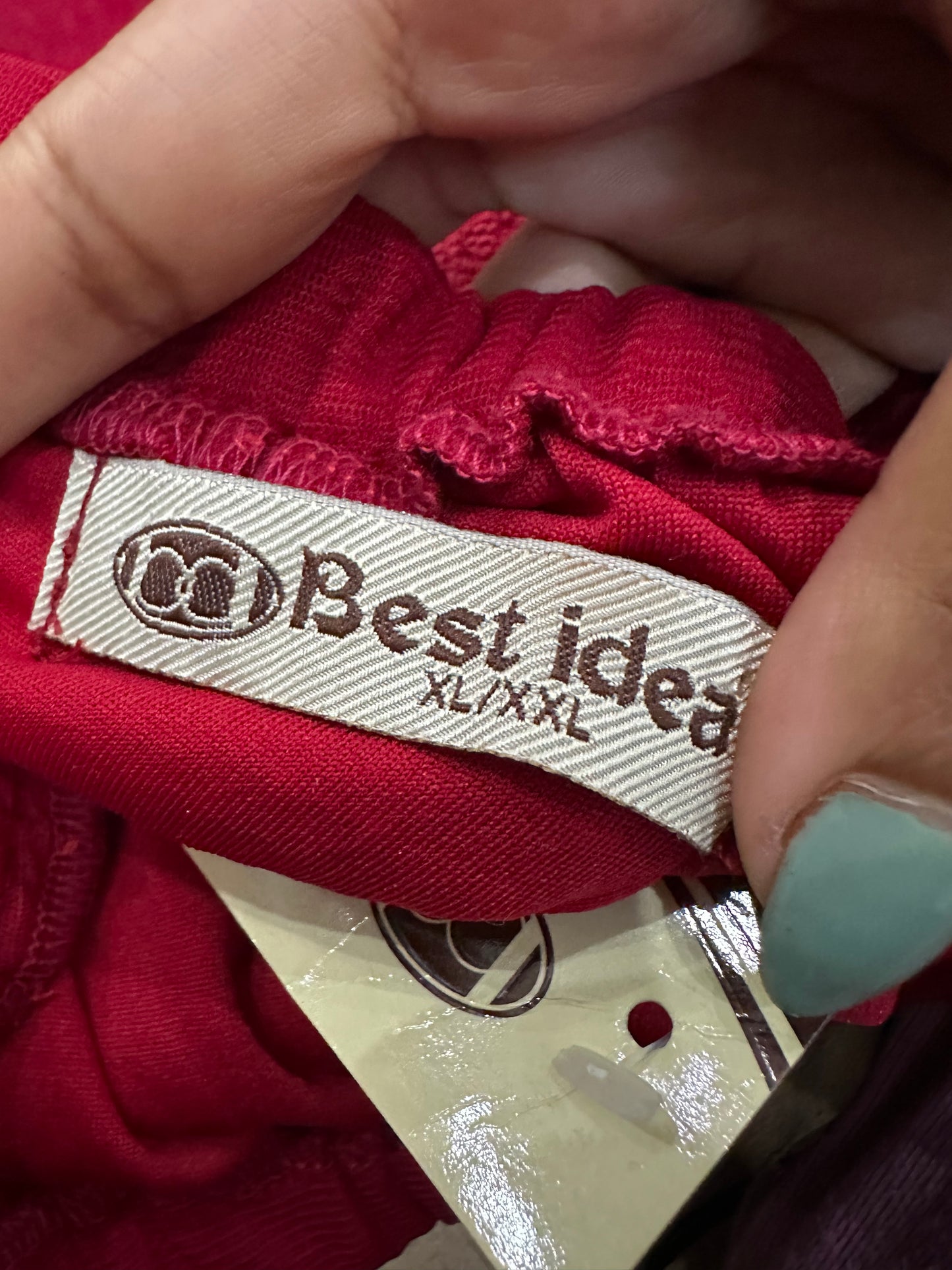 BEST PICKS | small red asymmetrical flowy skirt with floral embroidery