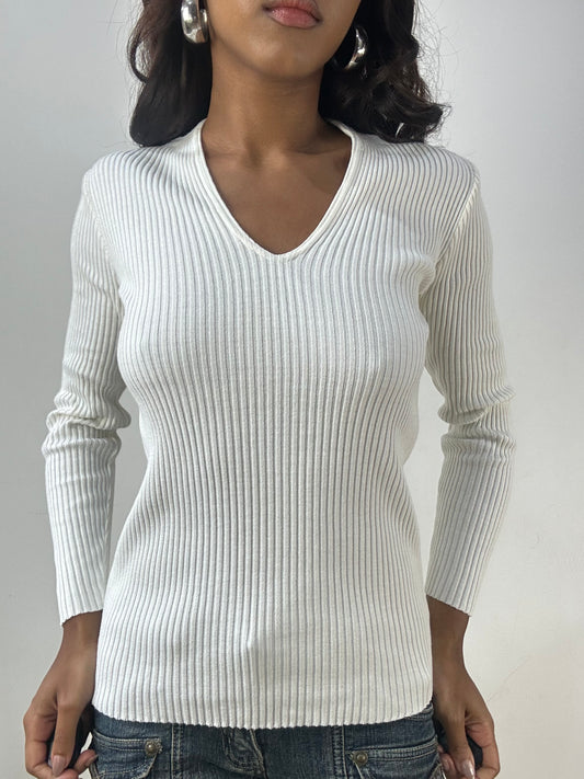 BEST PICKS | small white kookai ribbed jumper