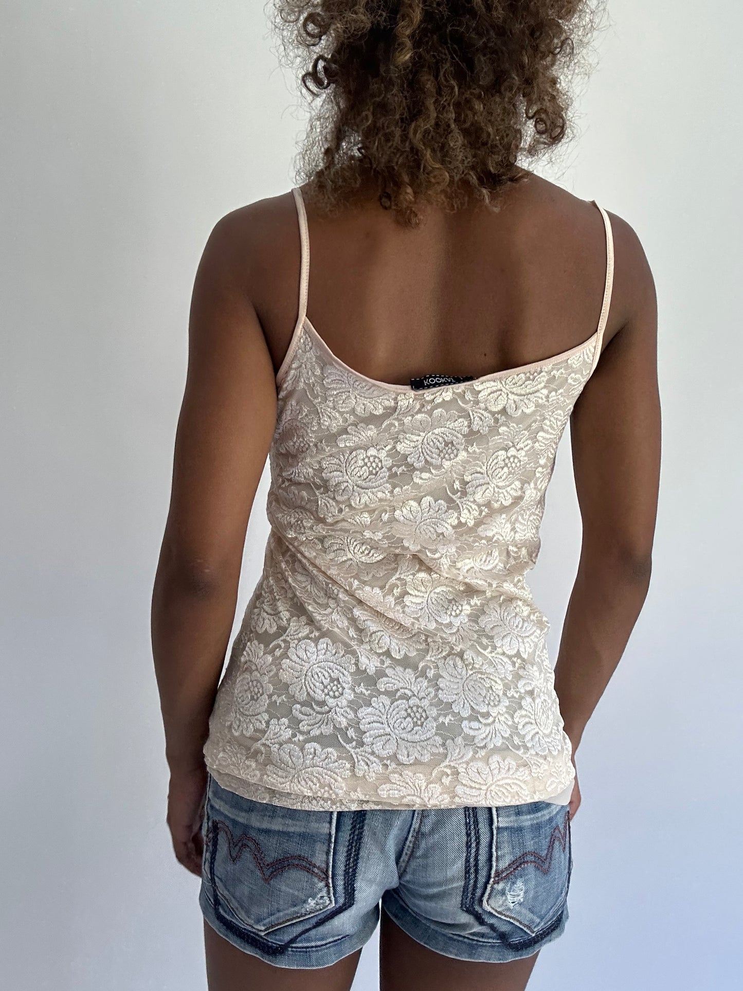 BEST PICKS | small/medium cream kookai cami floral top