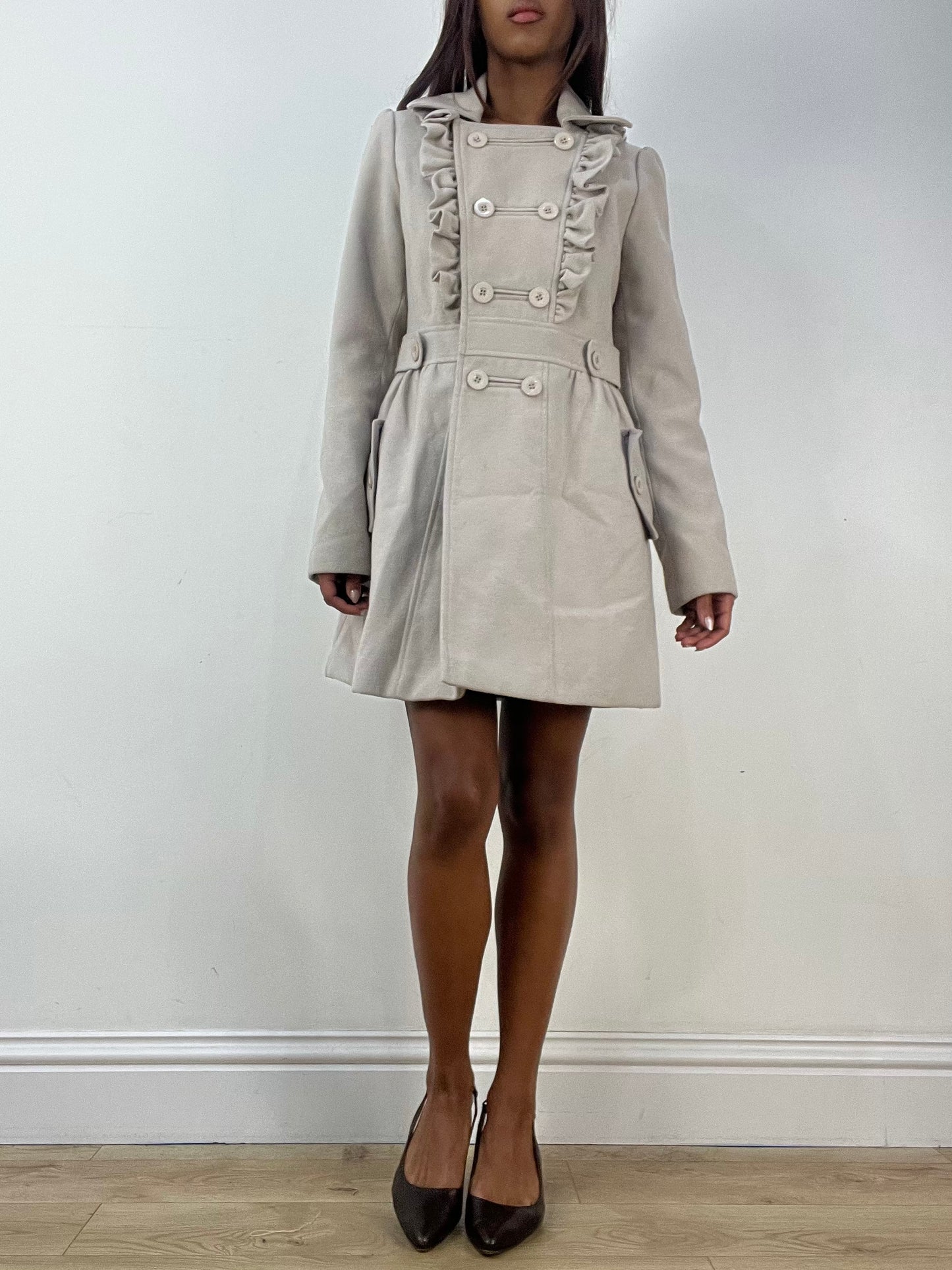 BEST PICKS | medium beige double breasted trenchcoat jacket