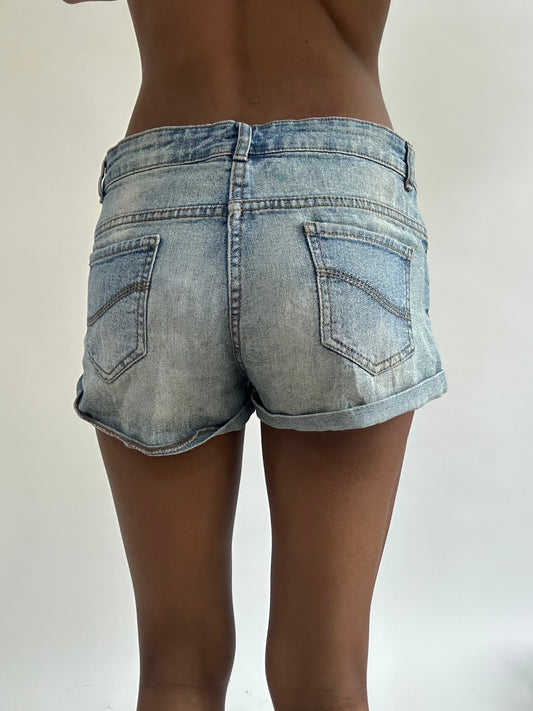 BEST PICKS | small/medium blue denim mini shorts