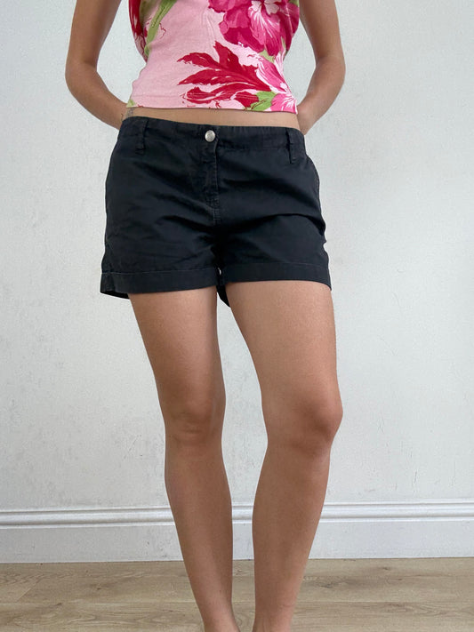 💚vintage edit twenty eight | small black cargo style shorts