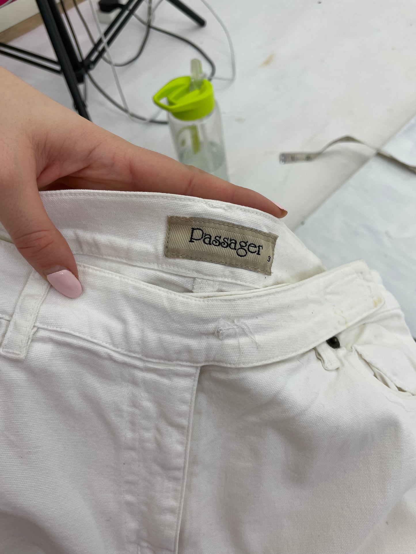 LIGHT ACADEMIA DROP | small white trousers