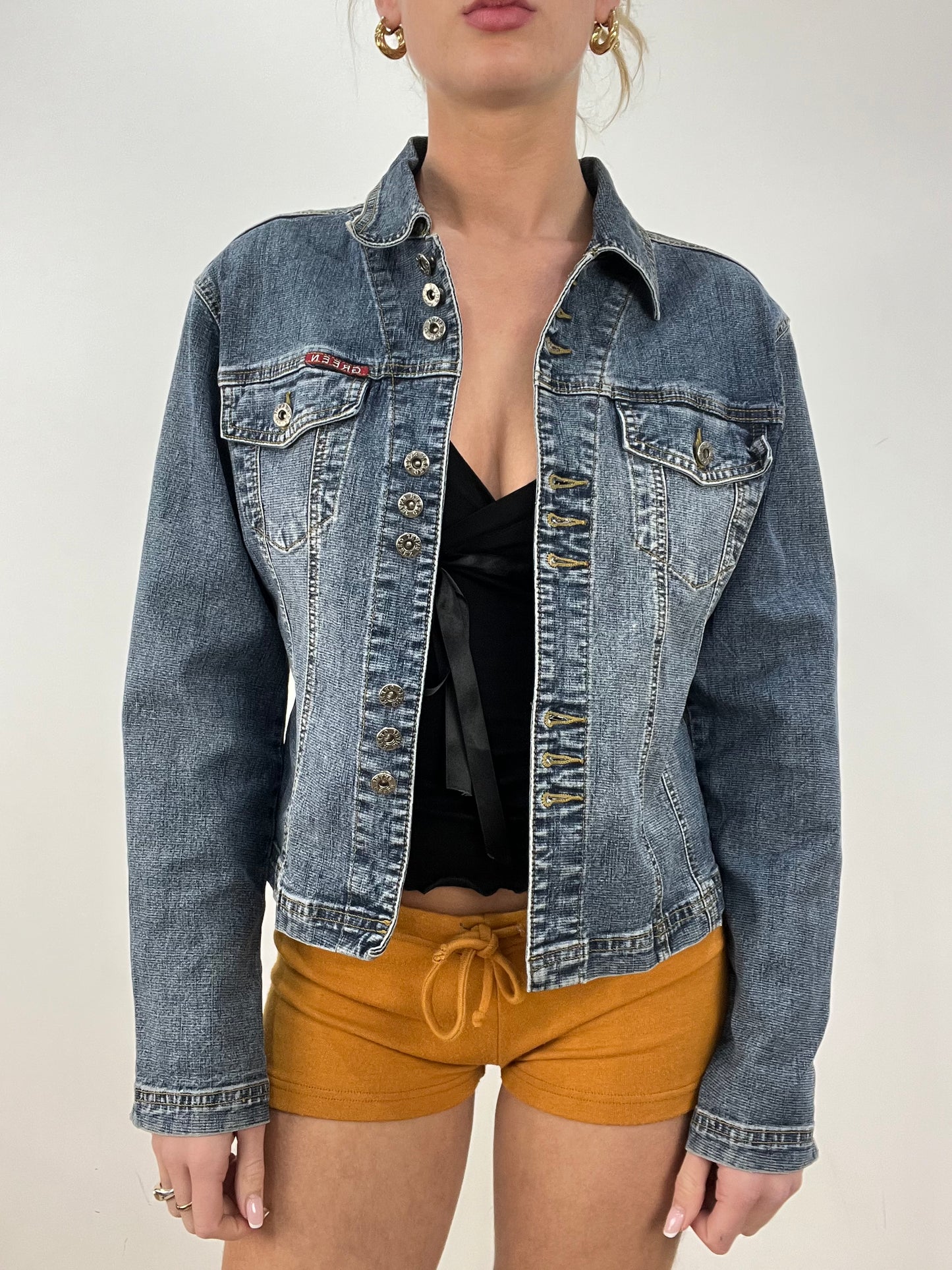 vintage edit: seasonal faves | small mid wash fitted denim hacket