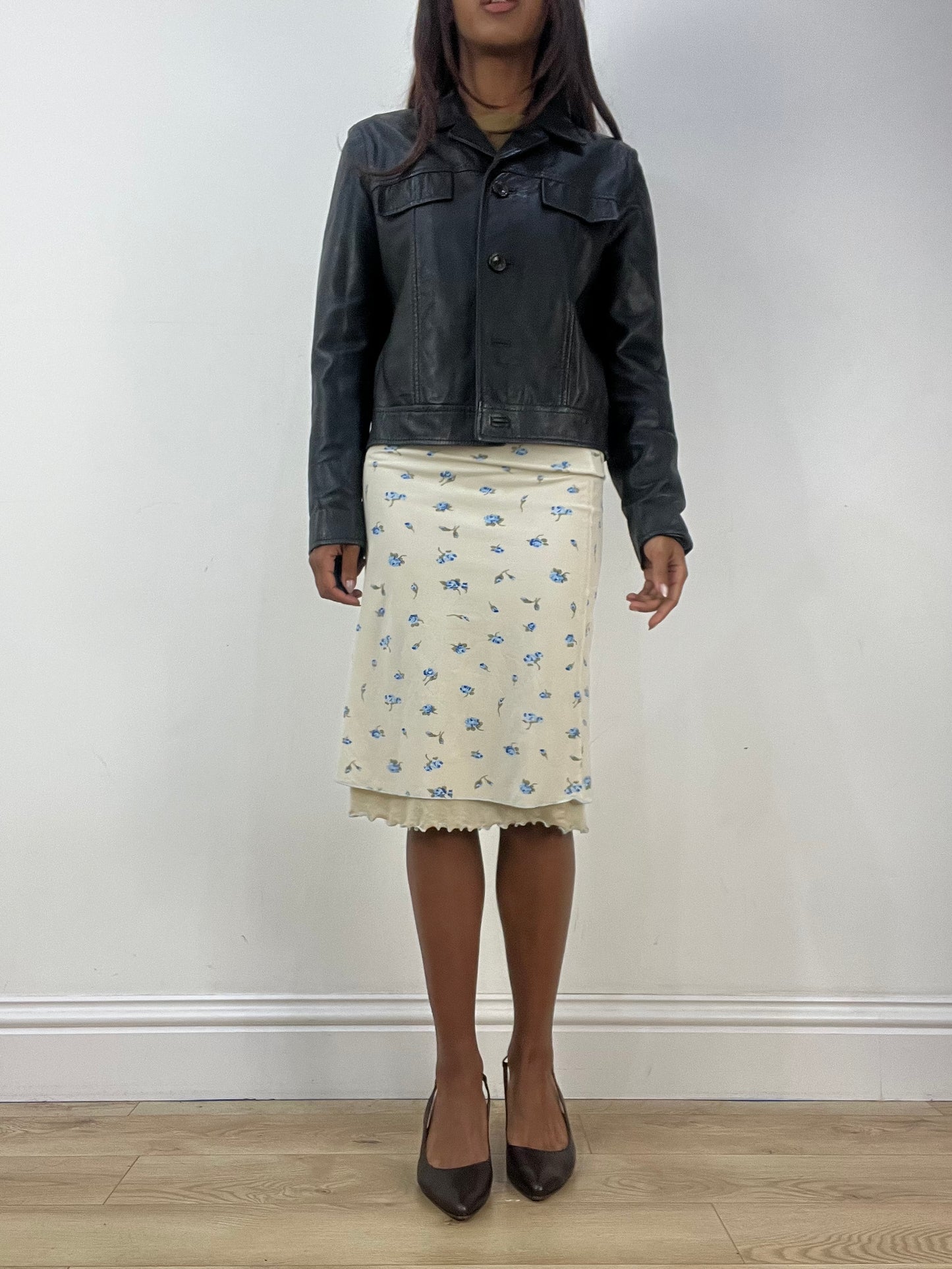 BEST PICKS | small black faux leather fitted jacket