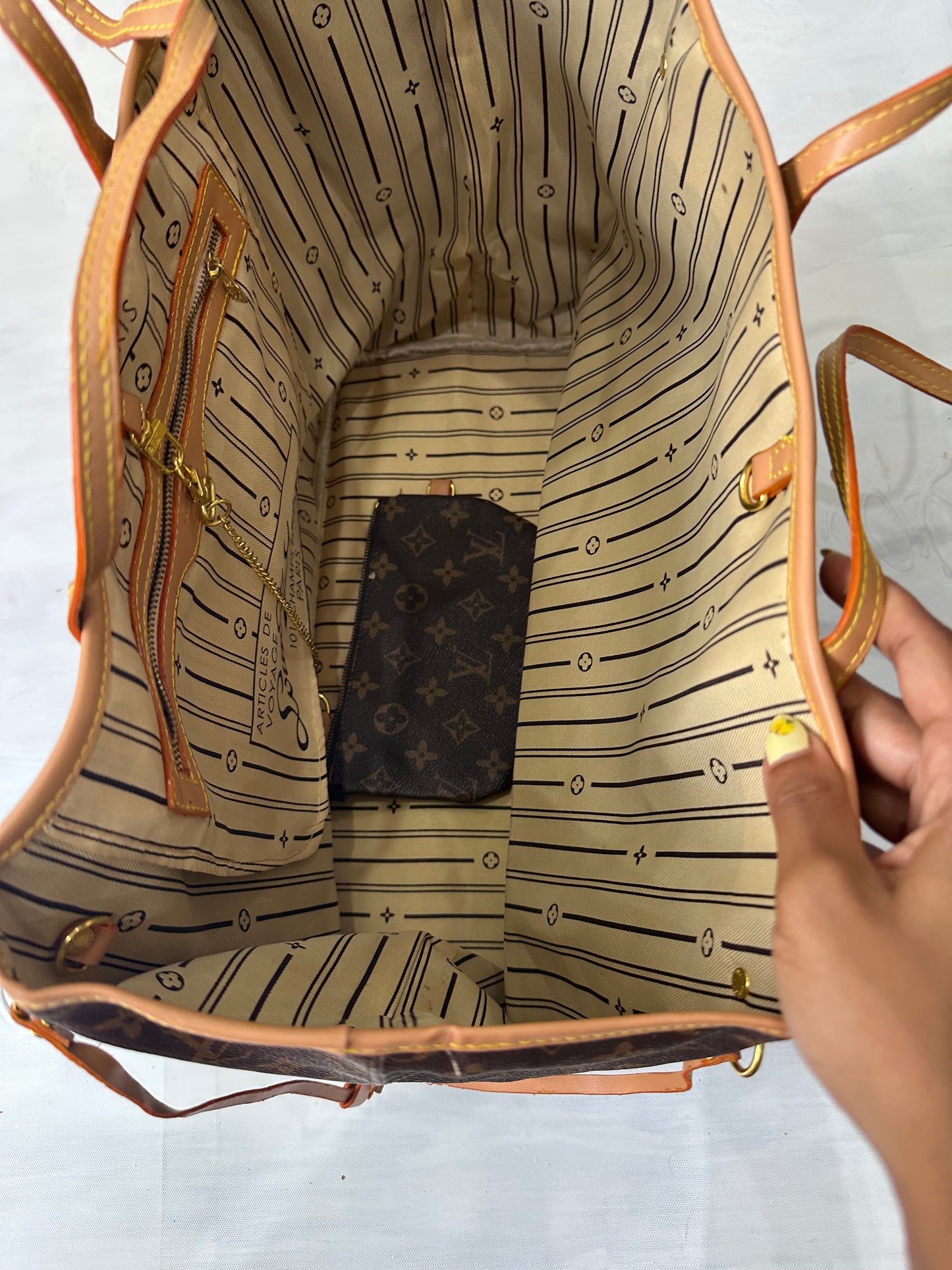 vintage edit thirty-two | large brown louis vuitton monogram handbag