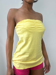 spring edit | small/medium yellow bandeau top