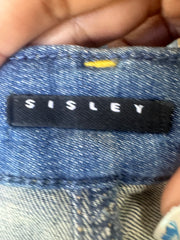 sailor drop | Pequeno azul sisley denim mini disque