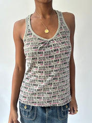 summermaxxing drop | medium grey old bershka tank top