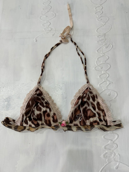 vintage edit: valentine’s day | small/medium brown blumarine bralette