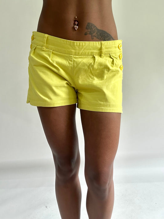 sailor drop | medium yellow united colors of benetton mini shorts