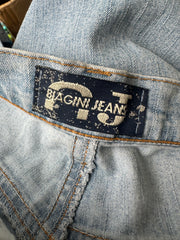 BEST PICKS | small/medium blue floral jeans