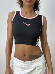 💻 athleisure editar | extra pequeño negro nike cropped top