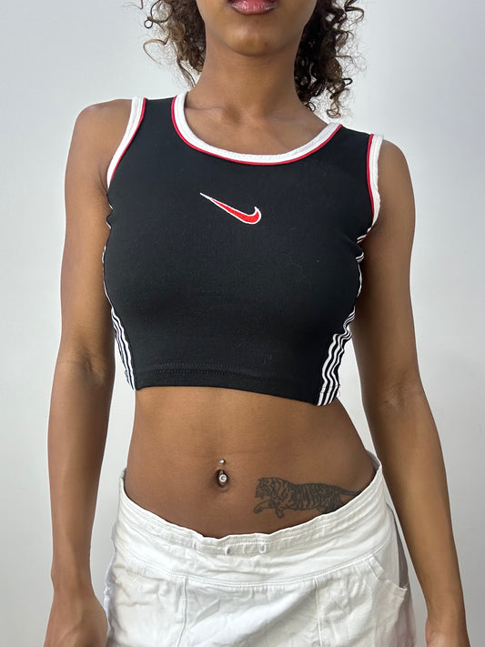 💻 athleisure edit | Größe: XS · Farbe: Schwarz · Artikel: Oberteil · Details: cropped + nike