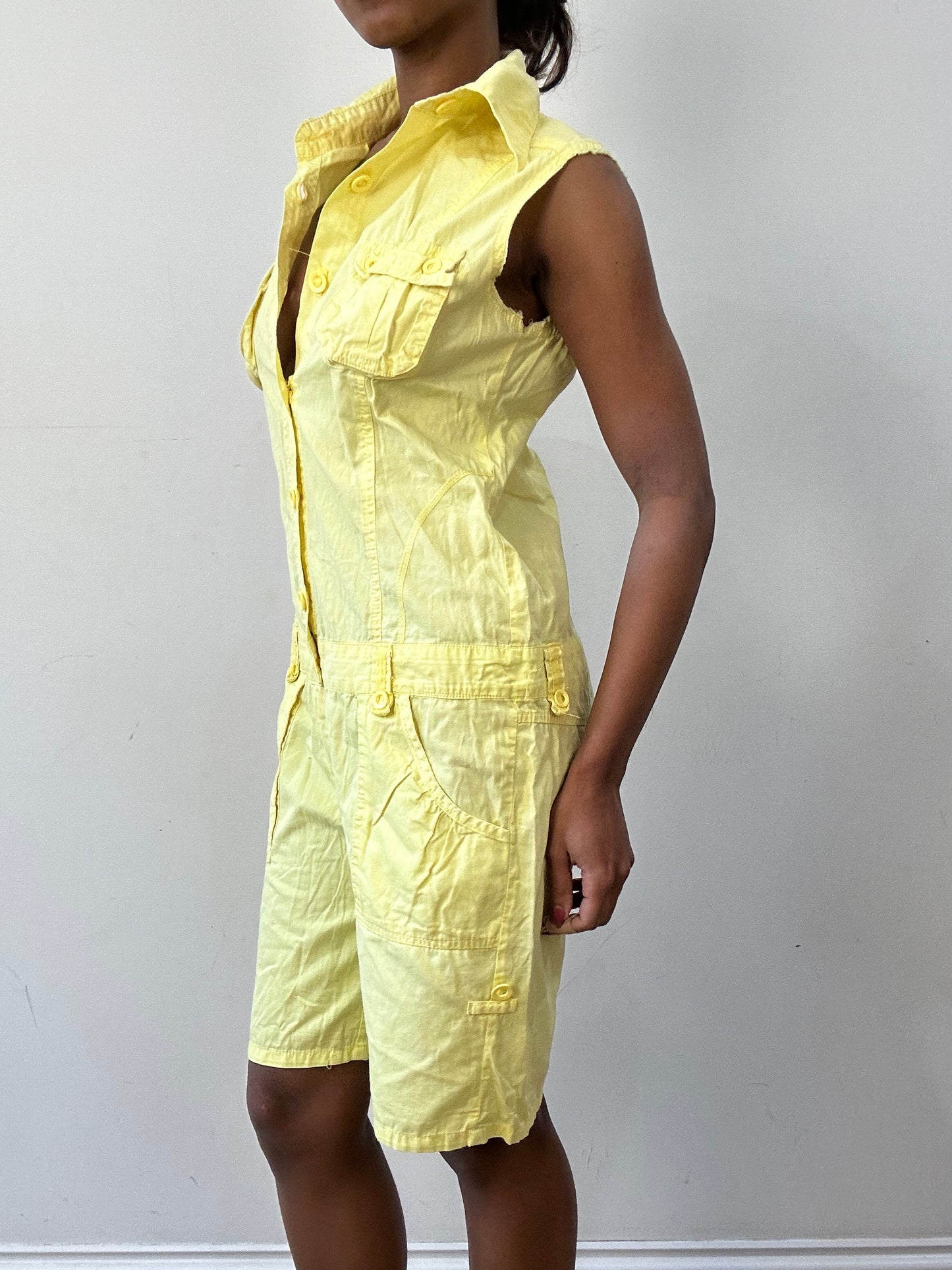 BEST PICKS | medium yellow button up jumpsuit
