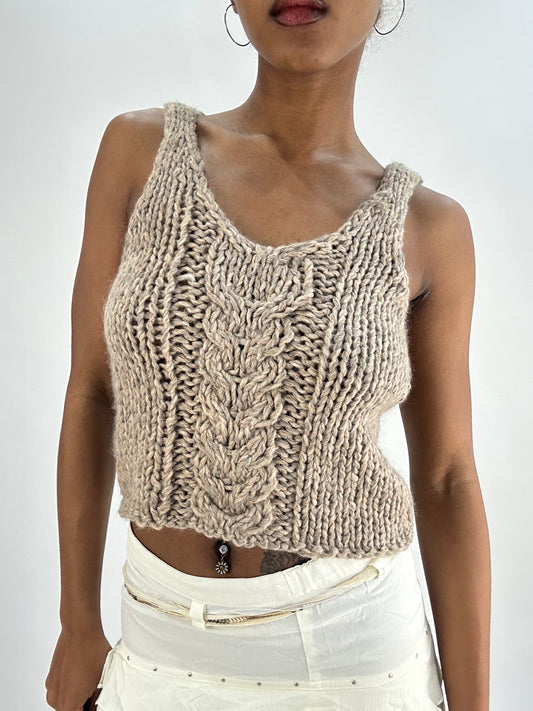 BEST PICKS | small brown knit cami top