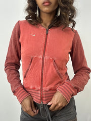 💻 athleisure edit | small red / pink nike dual zip jumper