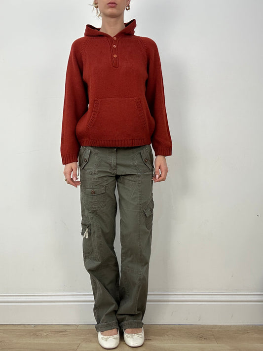 countryside | medium red knitted jumper