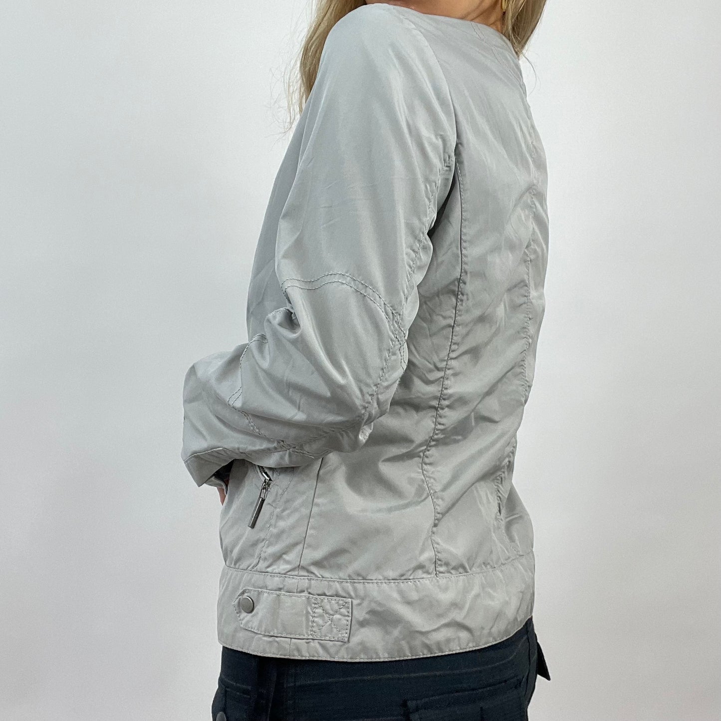 CORPCORE DROP | small grey motorbike style jacket