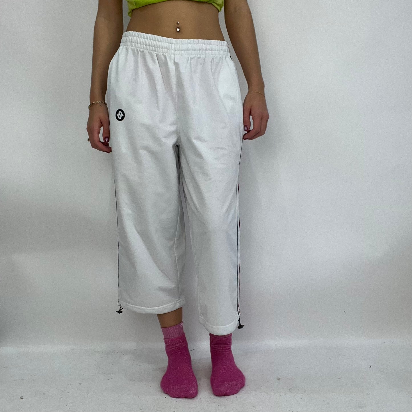 💚 SUMMER ‘IT GIRL’ DROP | small white joggers with red and blue stripes
