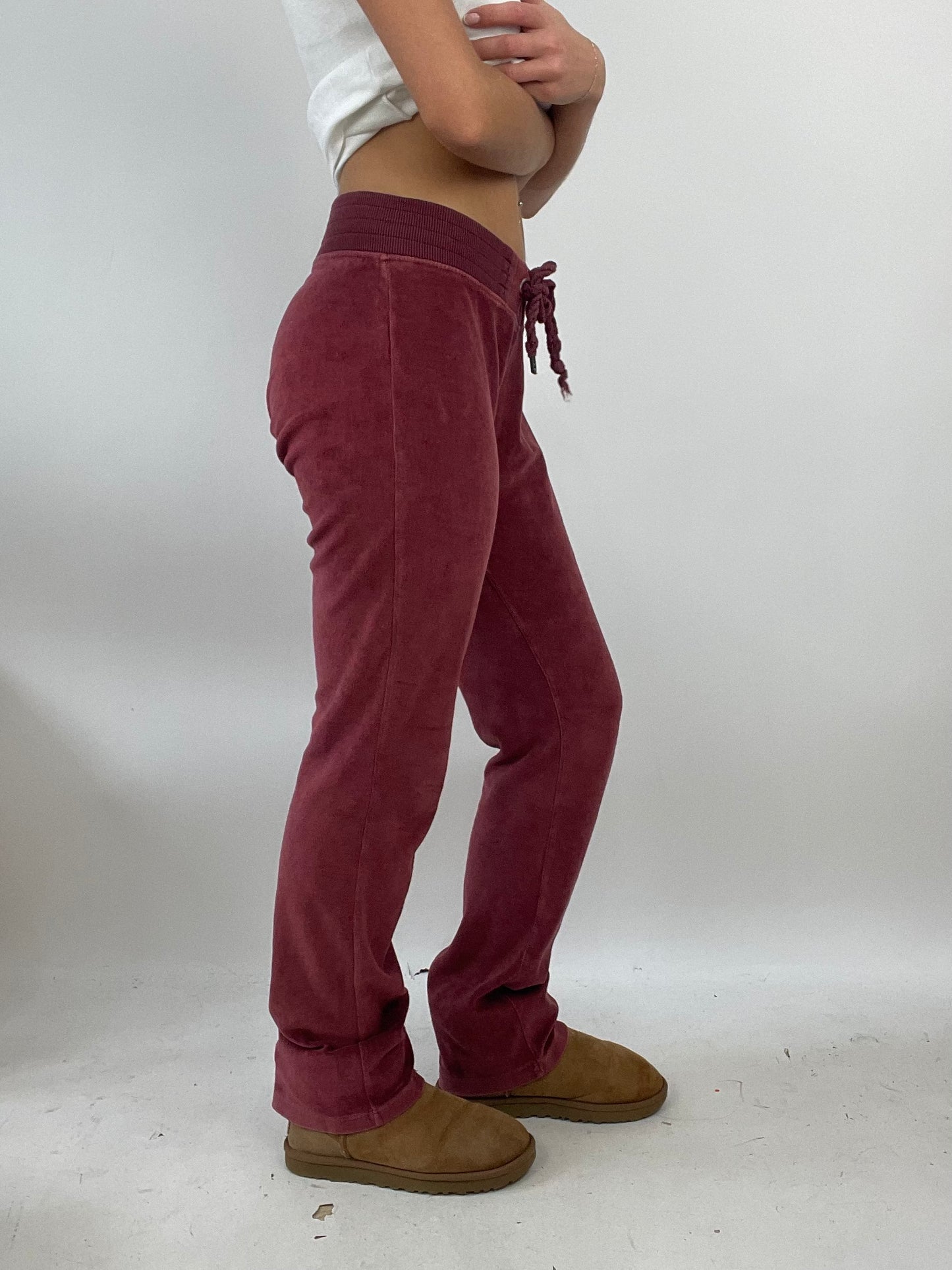 ADDISON RAE DROP | small pink/purple old label zara velour joggers