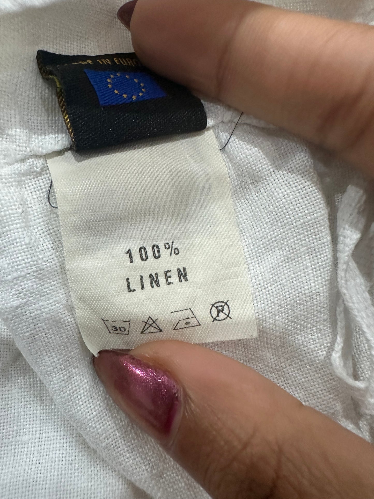 vintage edit thirty-four | medium white mini skirt with tie waist detail