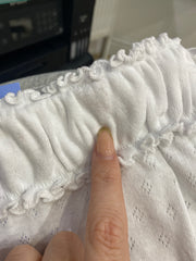 מכנסיים ⁨matilda⁩ בהדפס – לבן – מידה ⁨m⁩ – ⁨#423 sample sale⁩