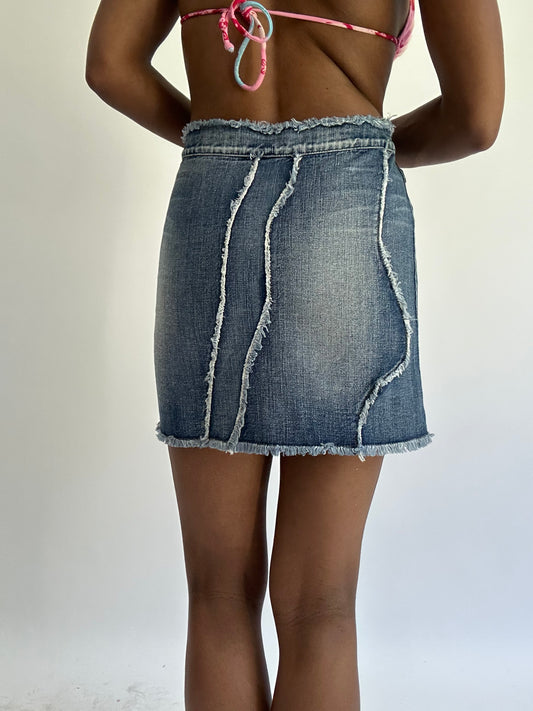 BEST PICKS | small blue armani junior denim midi skirt