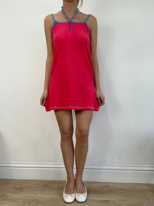 BEST PICKS | small red and blue towelling dress