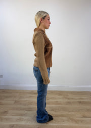 medium brown jacket