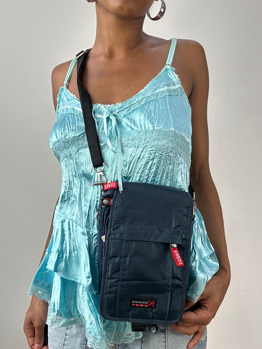 💚vintage edit twenty-six | navy pouch crossbody bag