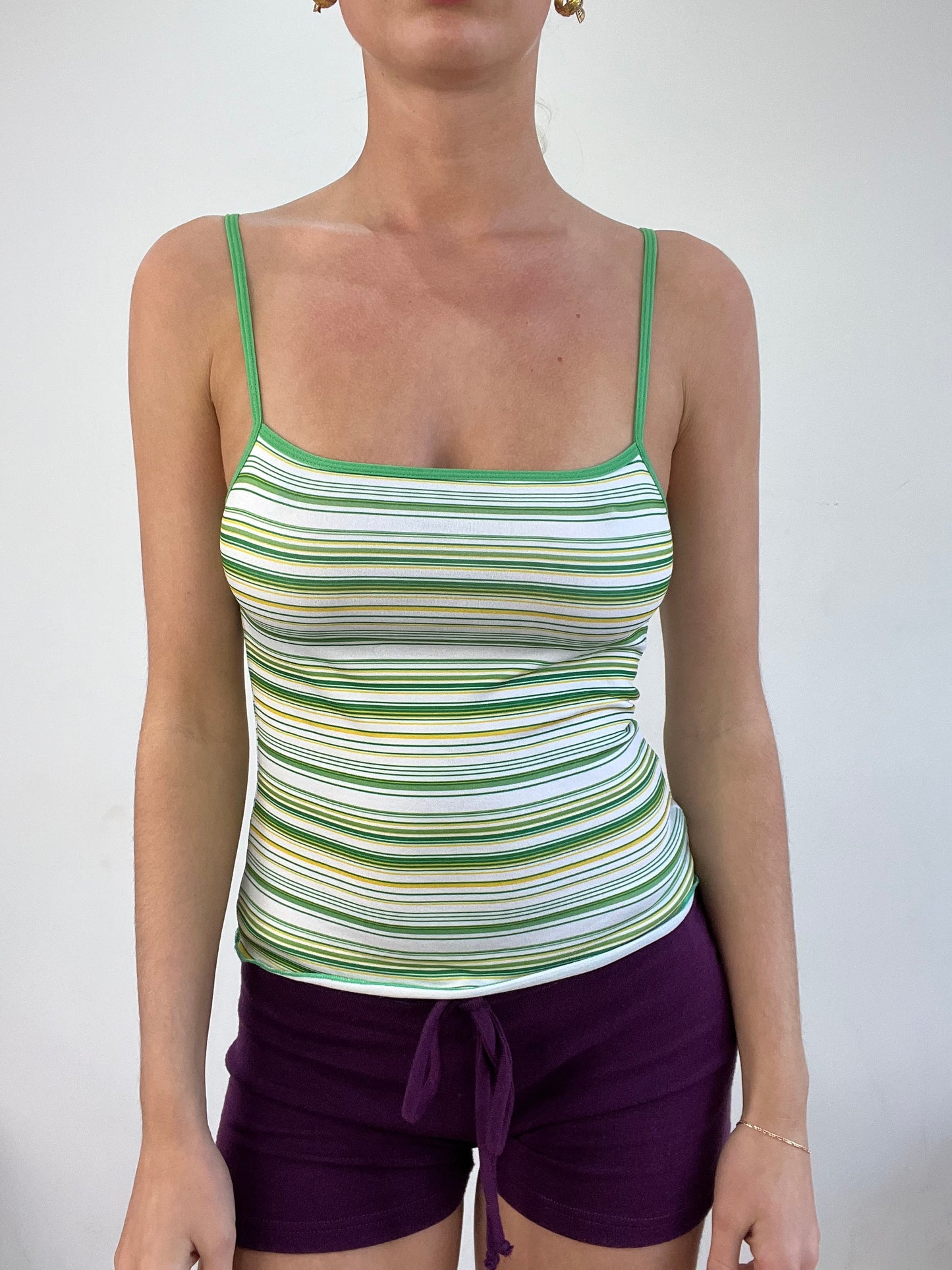 BEST PICKS | small green and yellow striped cami