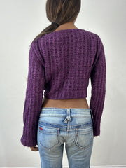 BEST PICKS | small purple knit tie up top