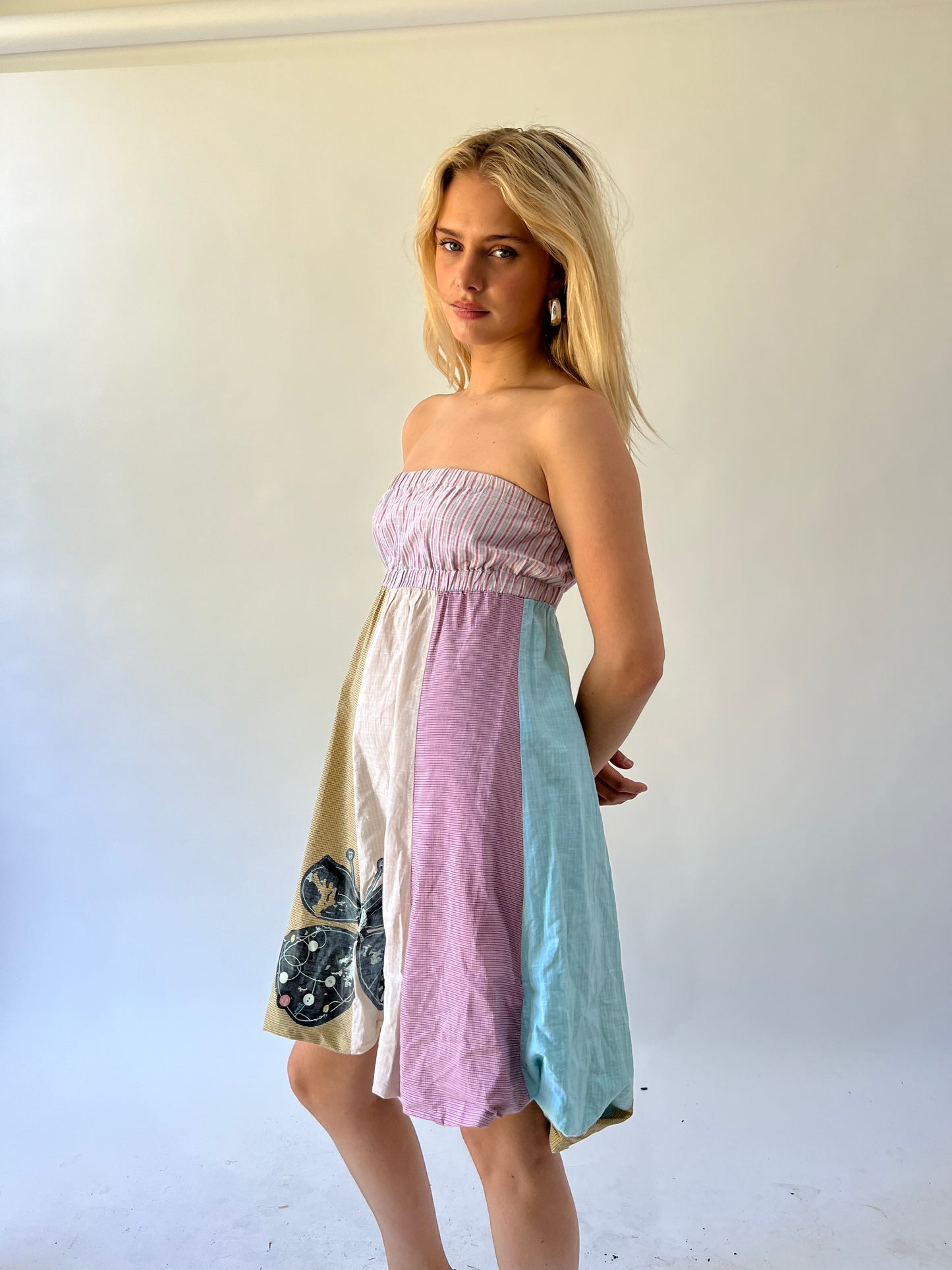 back to school drop | small multicoloured mini dress