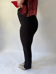 devil wears prada | taille: S · couleur: noir · article: pantalon · détails: taille haute + ajusté