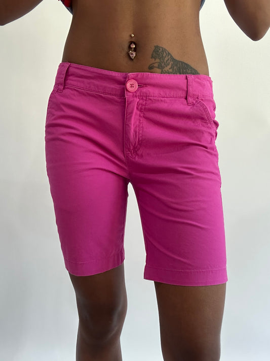 wag drop | small pink fitted cropped capris