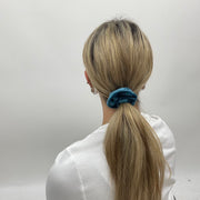 💻⭐️ | mermaid blue velvet scrunchie