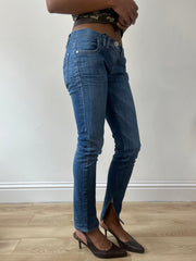 💚vintage edit thirty-one | Größe: S · Farbe: Blau · Material: Denim · Artikel: Jeans · Details: gerades Bein + miss sixty