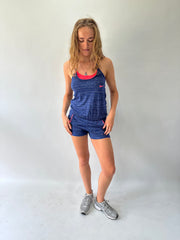 athleisure edit | small blue nike halterneck playsuit