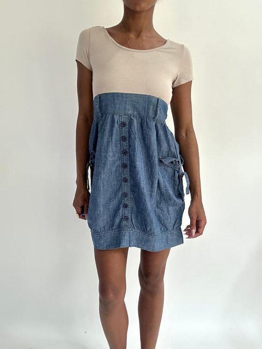 summermaxxing drop | small blue orsay denim mini dress