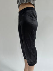 ‼️ | extra large black silk style shorts