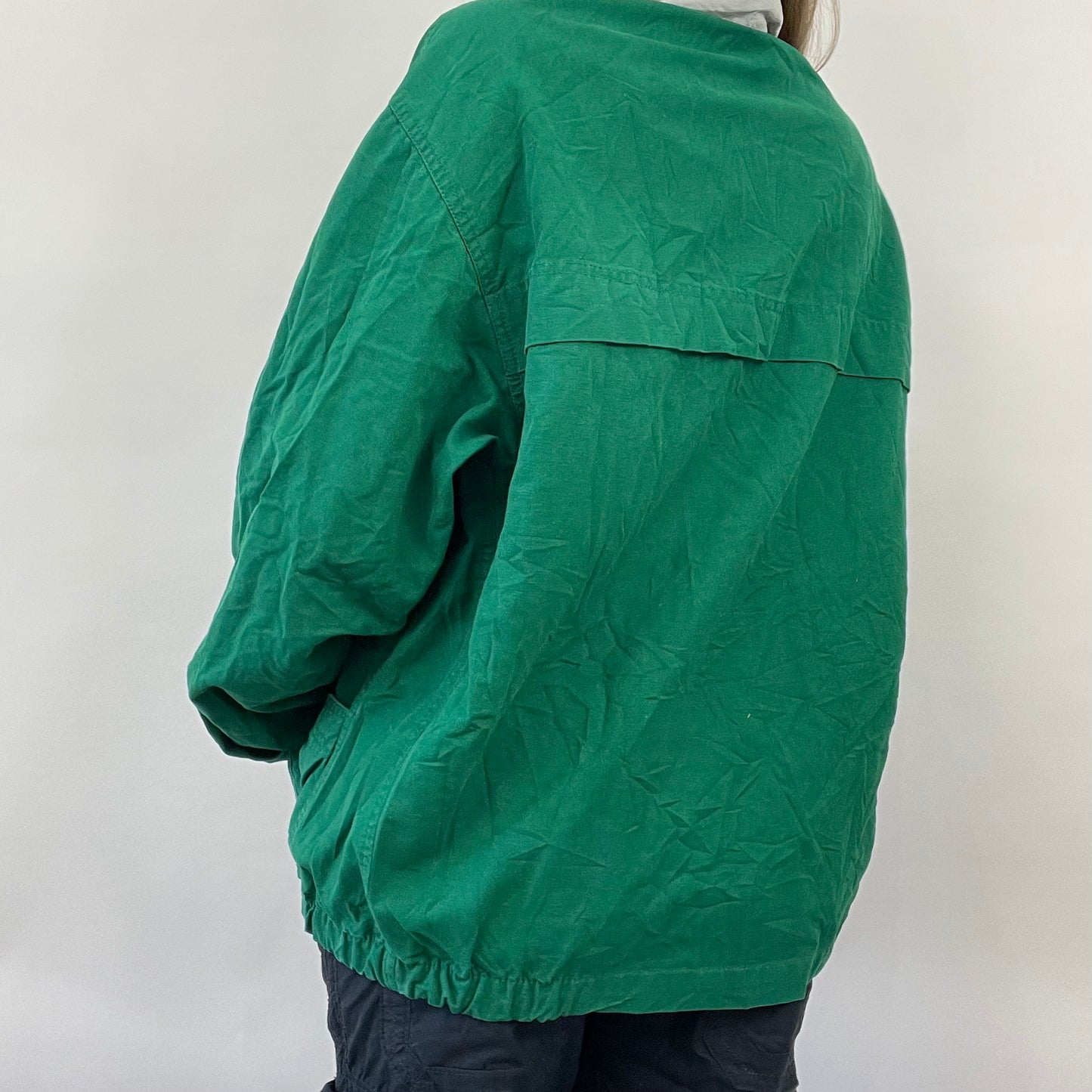 POSH AND BECKS DROP | large green 80s style jacket