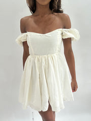 #440 SAMPLE SALE | extra small white unreleased flossie فستان