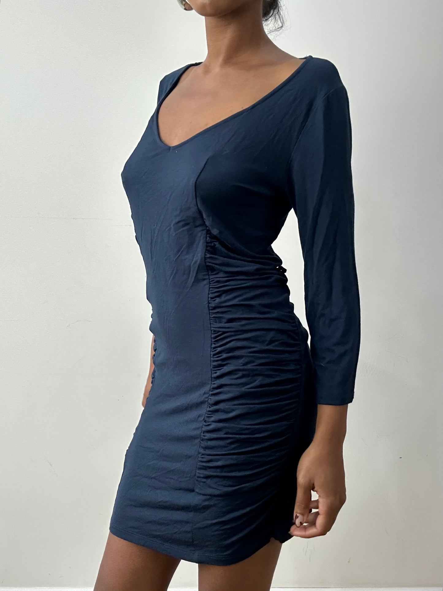 midsummer edit | medium navy blue miss sixty mini dress
