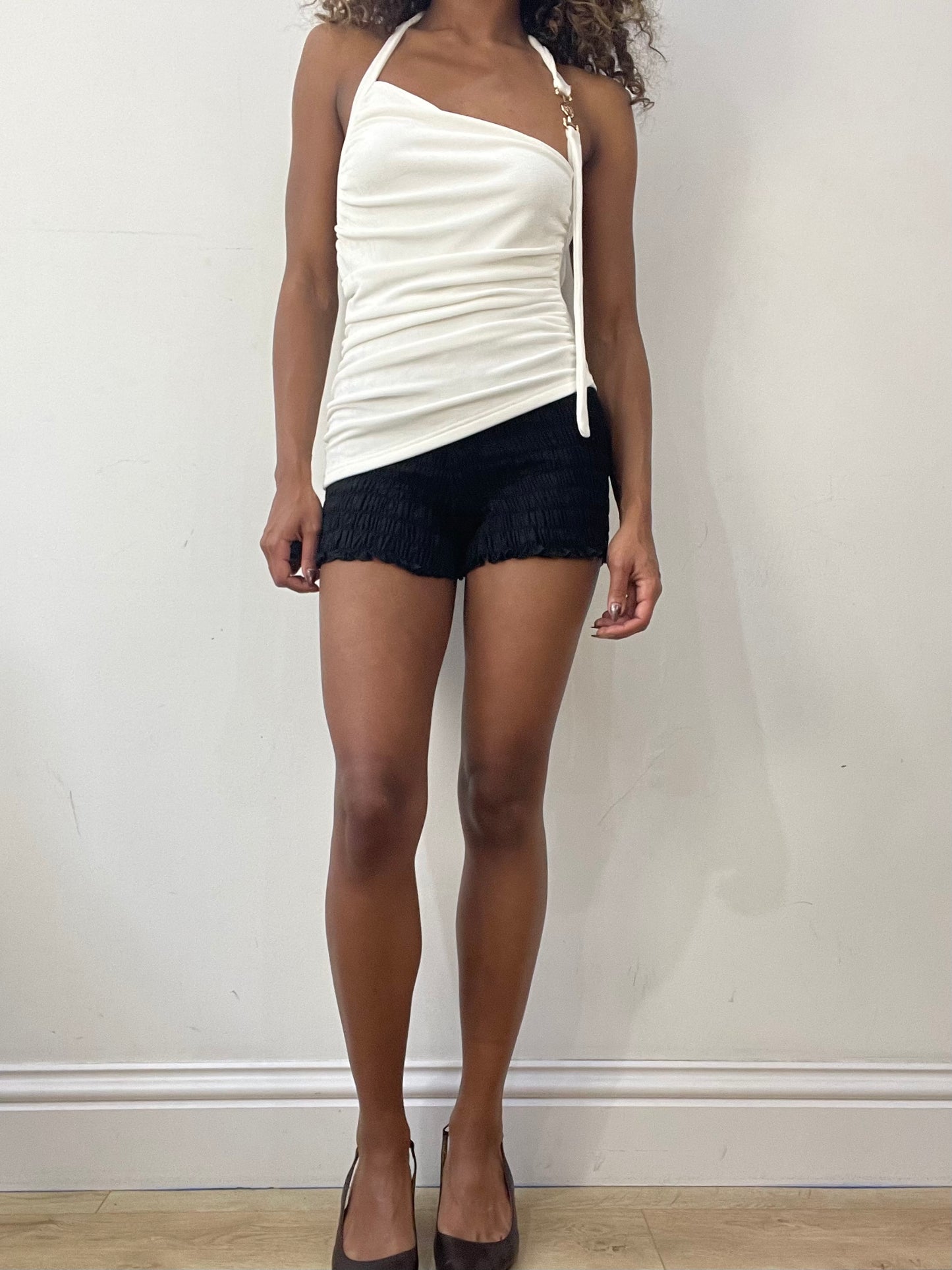 vintage edit: valentine’s day | extra small white halterneck top