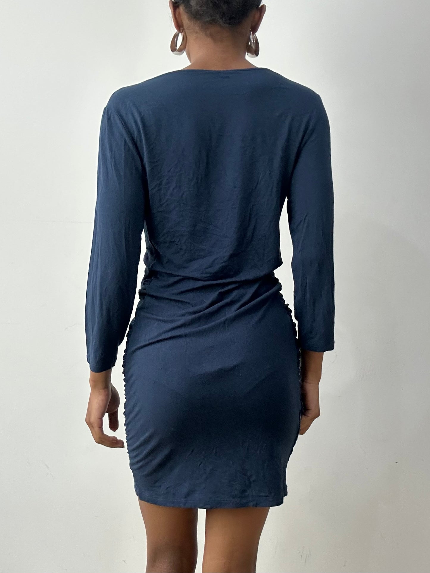 midsummer edit | medium navy blue miss sixty mini dress