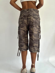 🪡summermaxxing drop | small khaki tassel cargo shorts