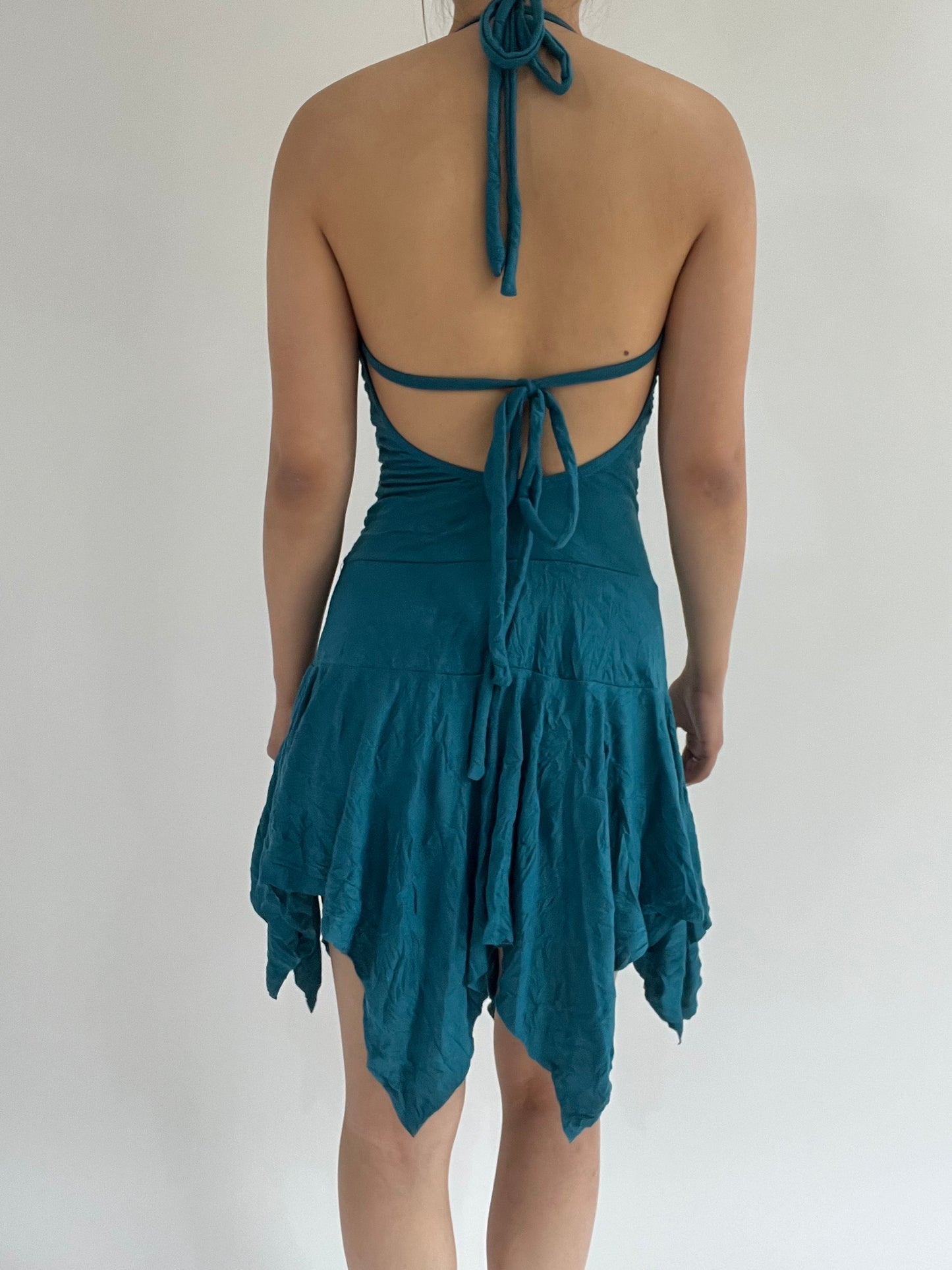 ‼️ small blue sleeveless dress